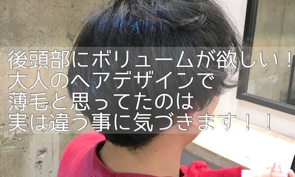 これって薄毛 ヘッドスパしないでカット パーマでボリュームアップもありかも Esukyu 恵比寿パーソナル美容師ブランド